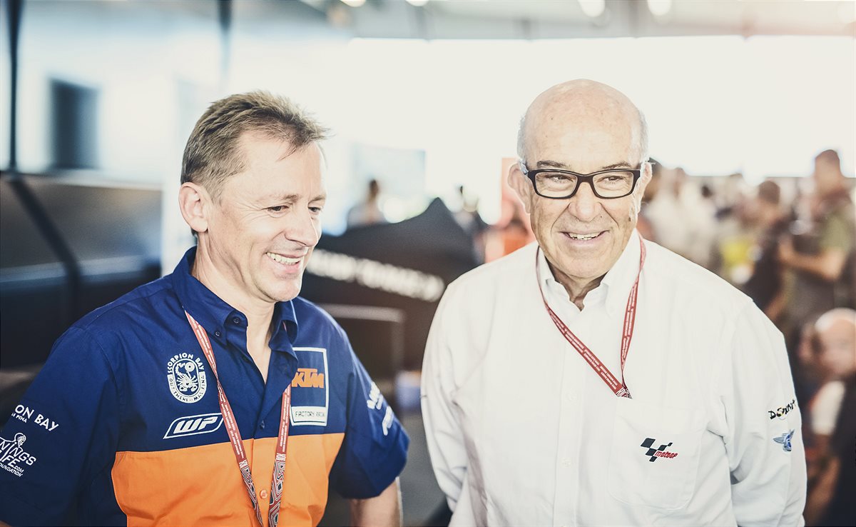 Mike Leitner and Carmelo Ezpeleta