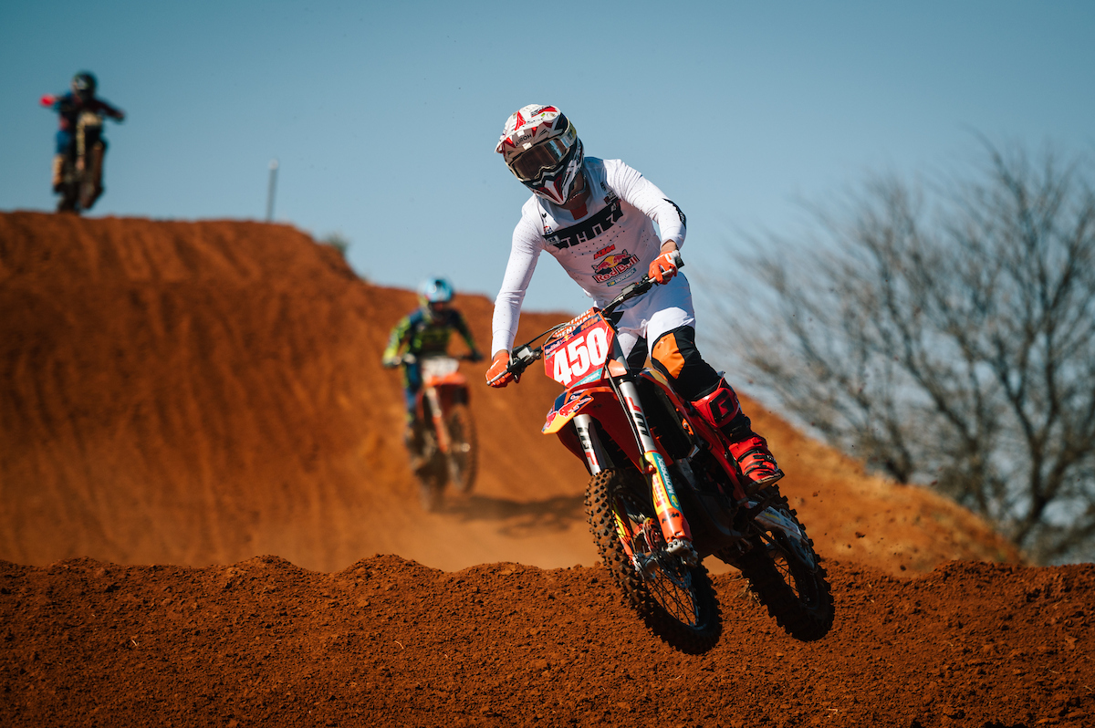 Luke Grundy  - Image from the 2025 National Motocross Championship _ Round 6 _ Bloem - captured by Sage Lee Voges for ZCMC Media-58