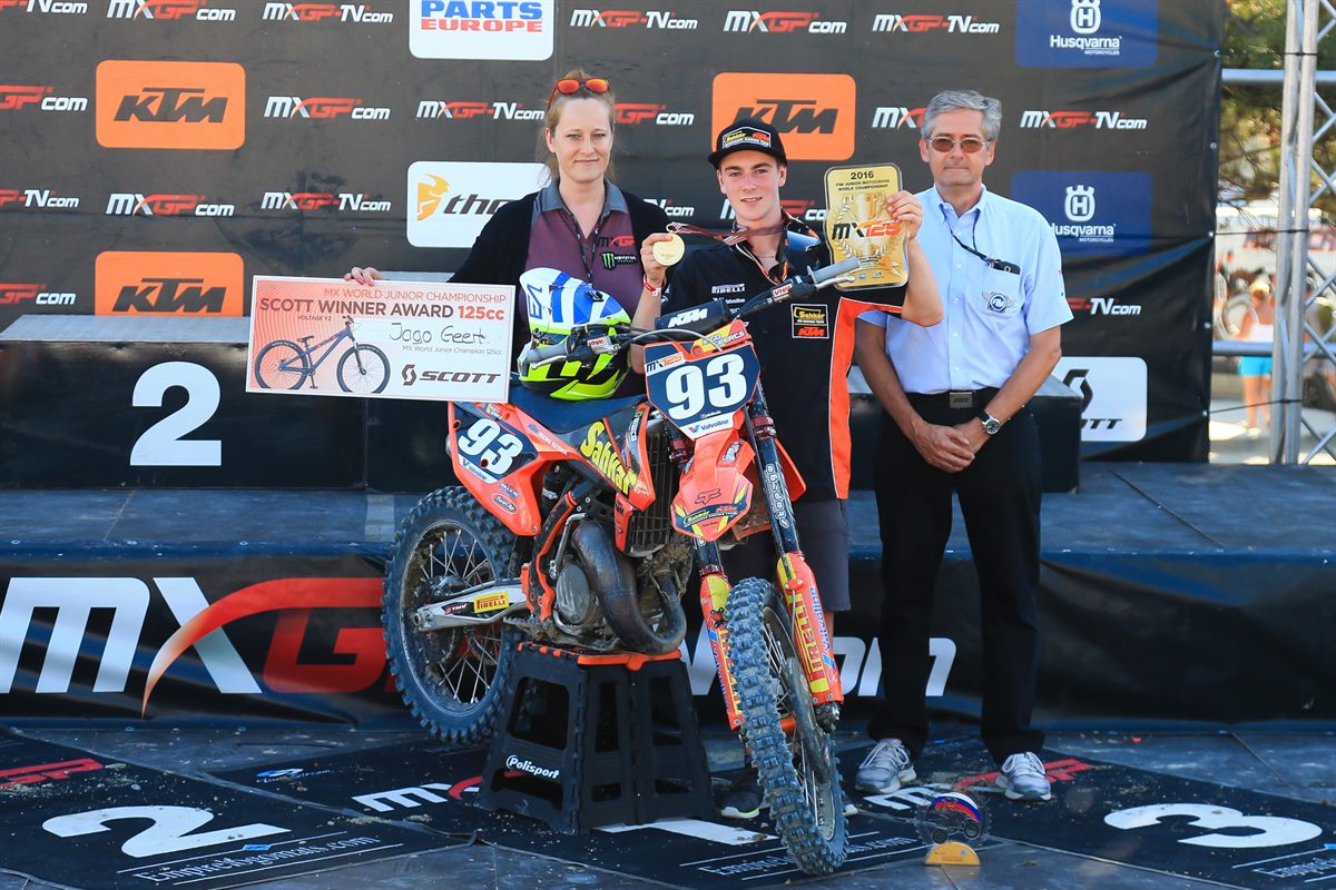 Jago Geerts KTM 125 SX Podium Orlyonok 2016