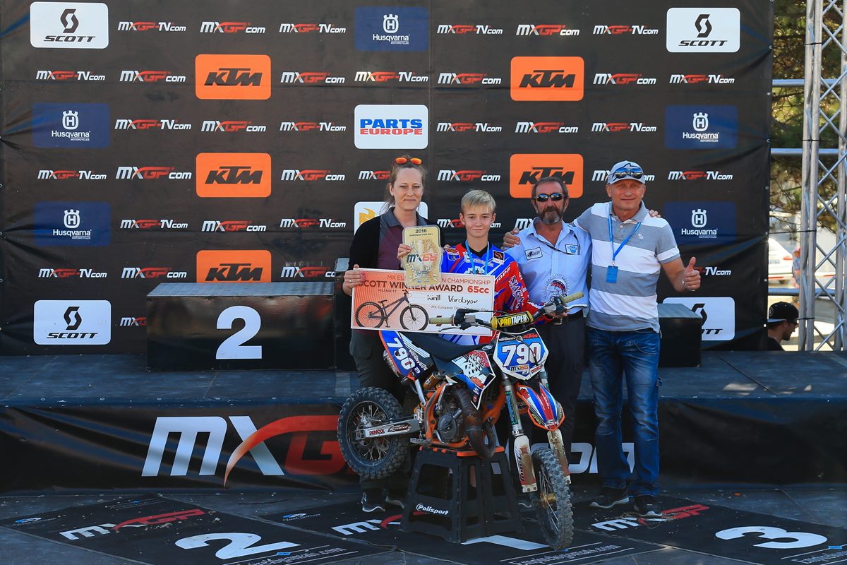 Kirill Vorobyev KTM 65 SX Podium Orlyonok 2016