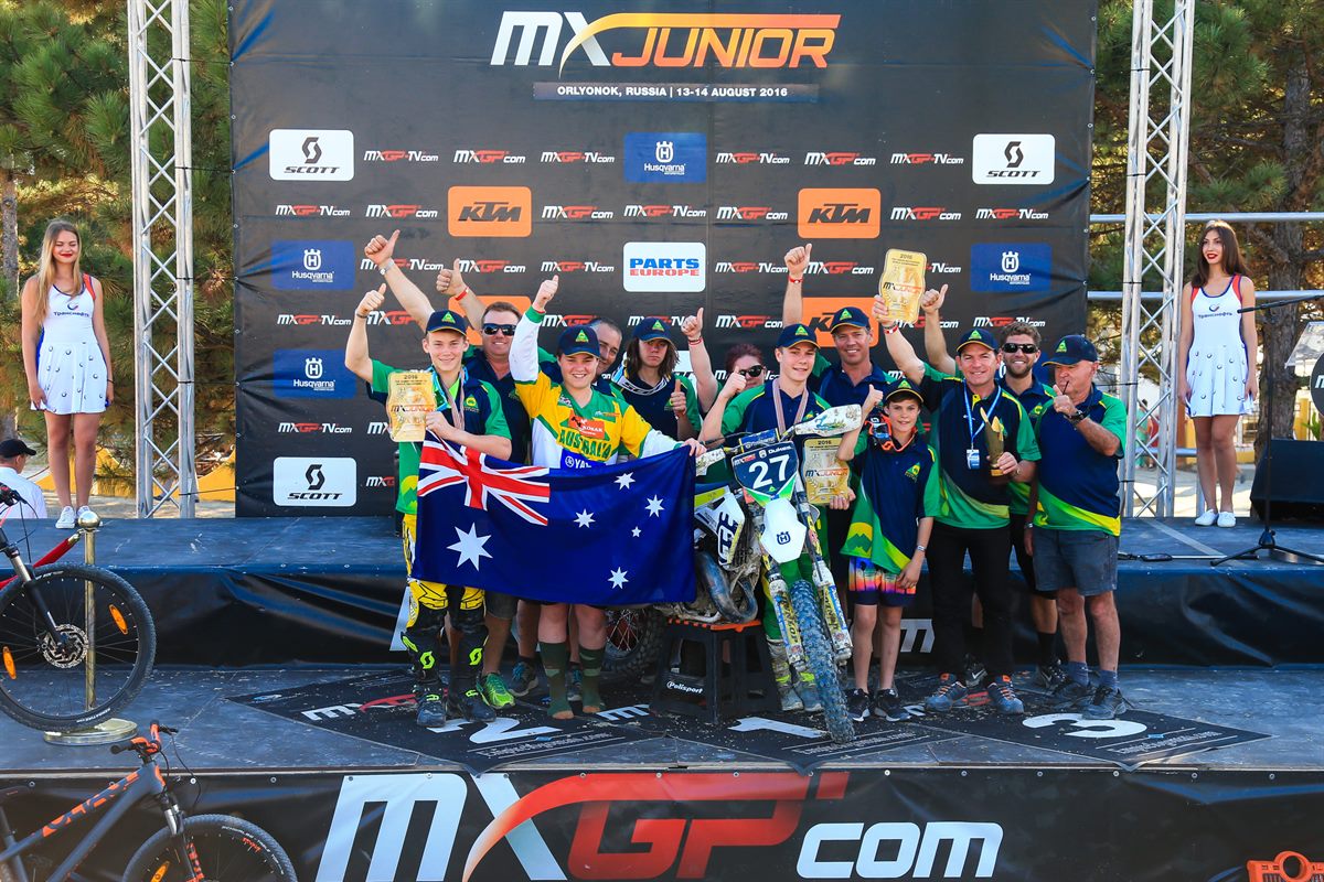 Australia Podium JWC Nations Orlyonok 2016