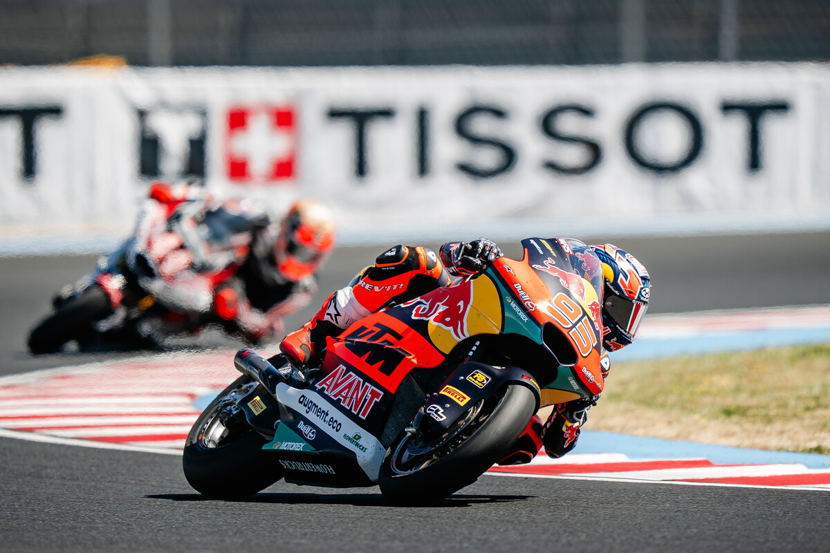 Collin Veijer Red Bull KTM Ajo Moto2 Balaton Park