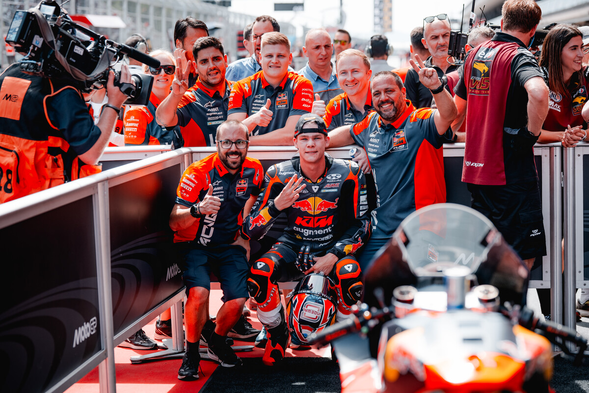 Collin Veijer Red Bull KTM Ajo Moto2 Catalunya