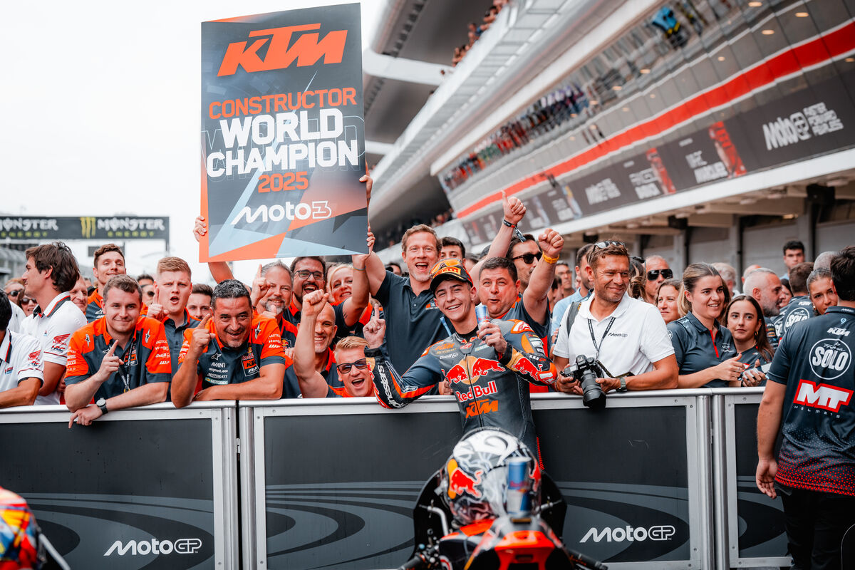 KTM Moto3 2025 Constructors champions