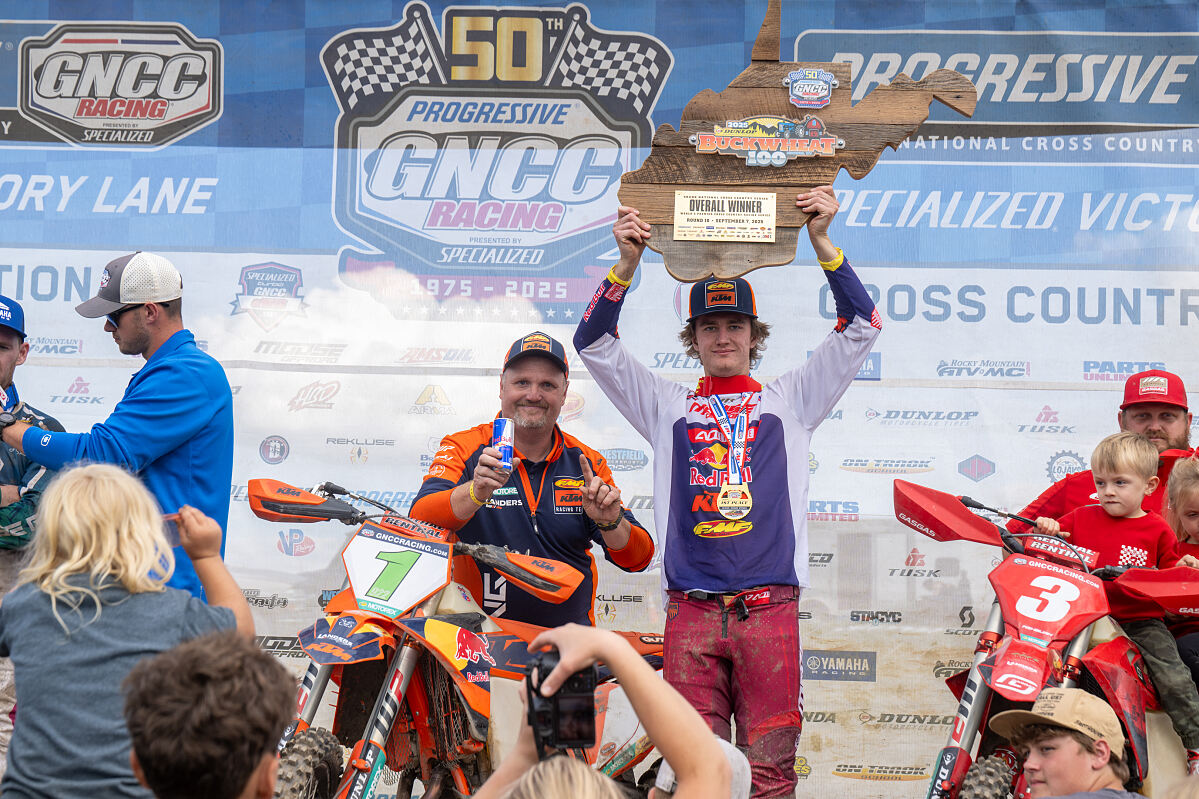 GRANT DAVIS 02 - FMF KTM FACTORY RACING TEAM LANDERS - BUCKWHEAT 100 GNCC