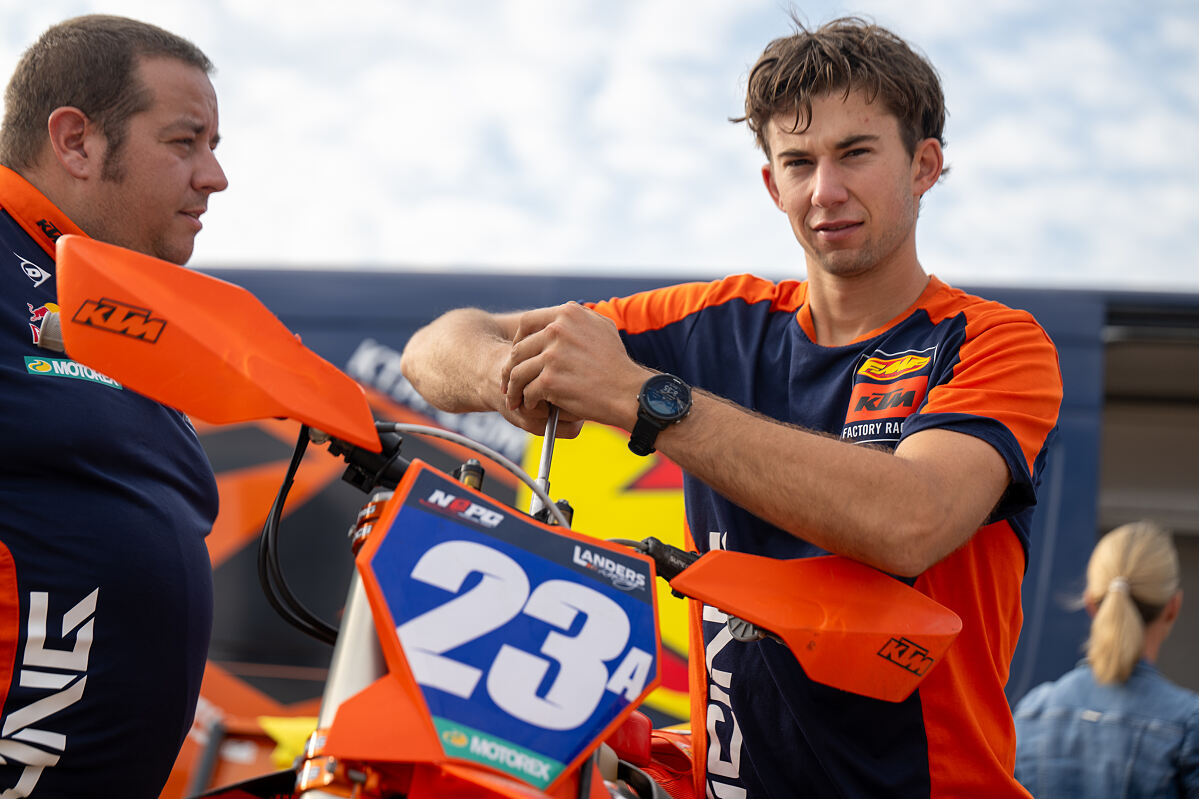 ANGUS RIORDAN 02 - FMF KTM FACTORY RACING TEAM LANDERS - NEPG LEAD BELT