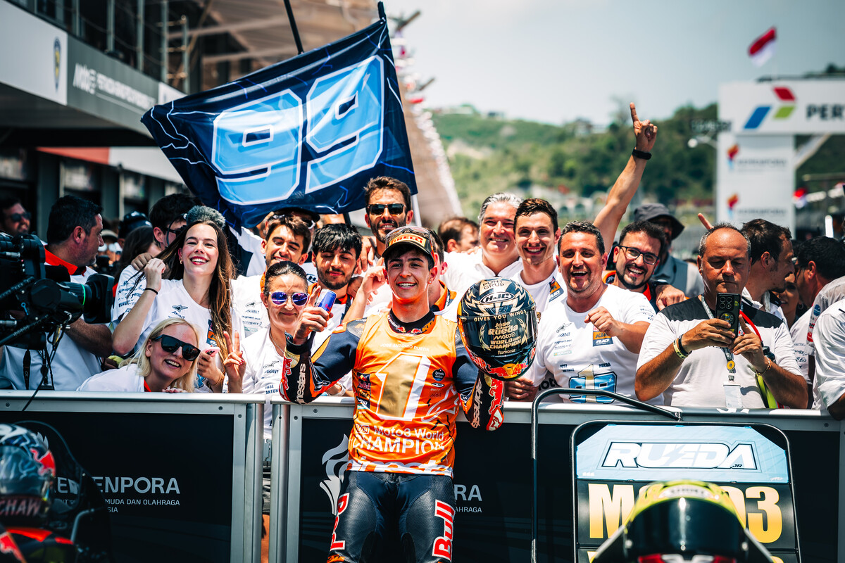 Jose Antonio Rueda Moto3 2025 Mandalika world champion