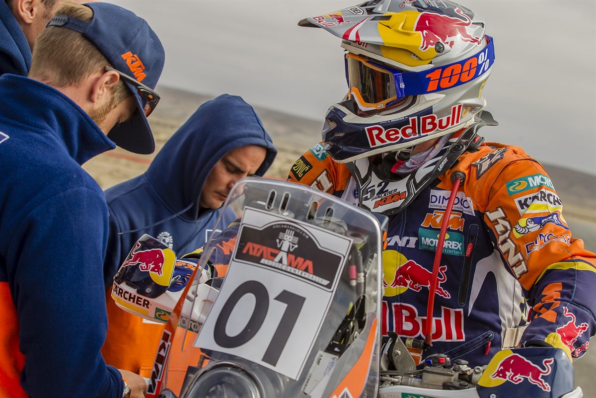 Matthias Walkner & Staff KTM 450 RALLY Atacama 2016