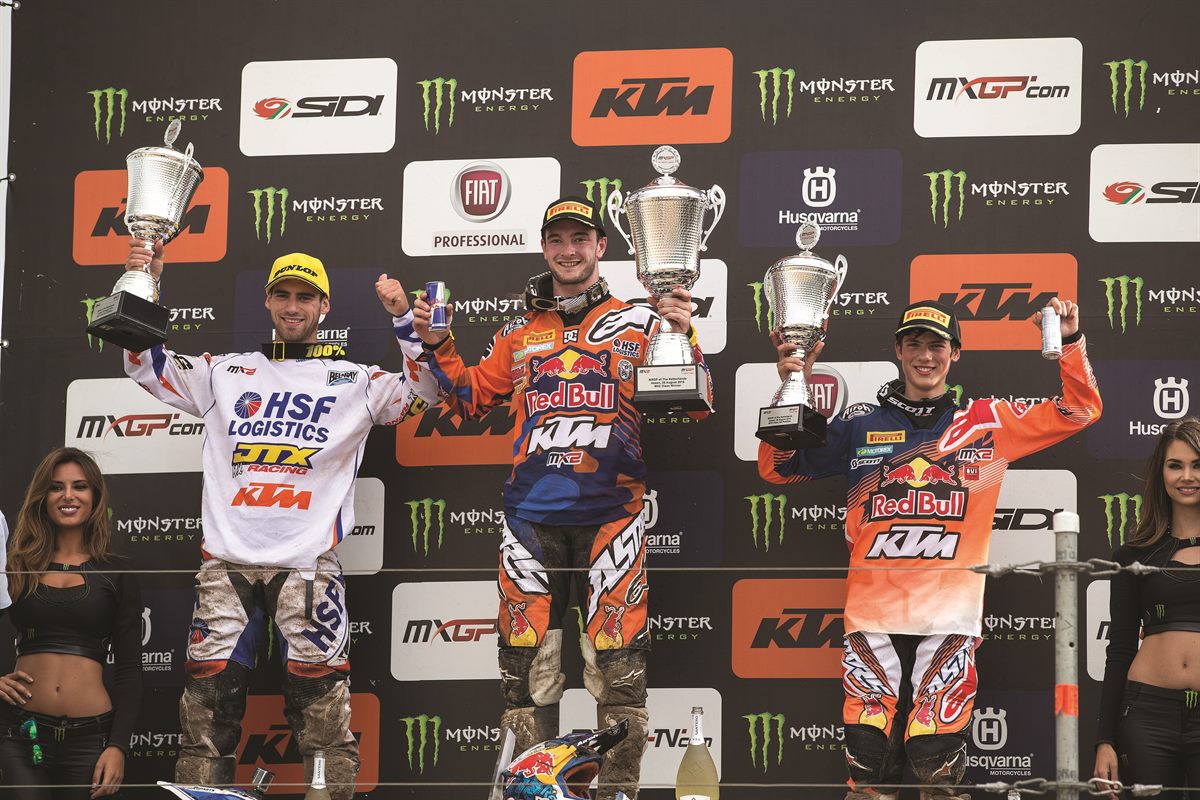 Jeffrey Herlings & Jorge Prado Podium Assen 2016