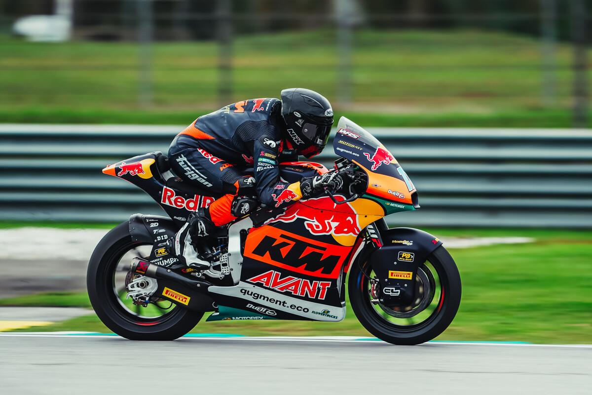 Daniel Muñoz Red Bull KTM Ajo Moto2 Sepang