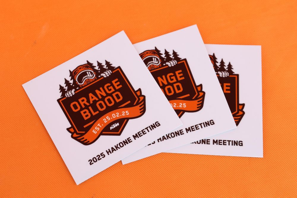 ORANGE BLOODミーティングin箱根（限定ステッカー）
