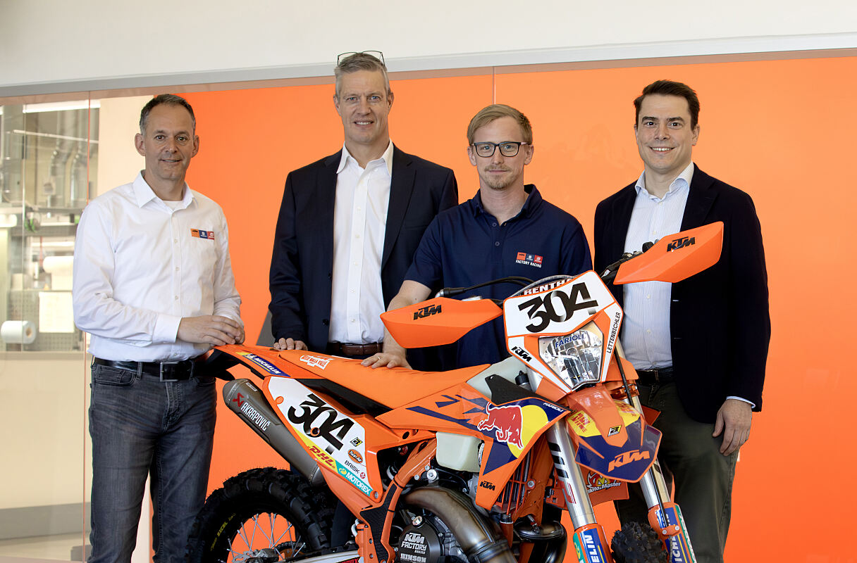 Red Bull KTM Factory Racing and DHL Express Partnership Extension
