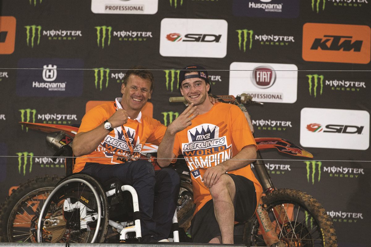 Pit Beirer & Jeffrey Herlings KTM 250 SX-F Podium 2016