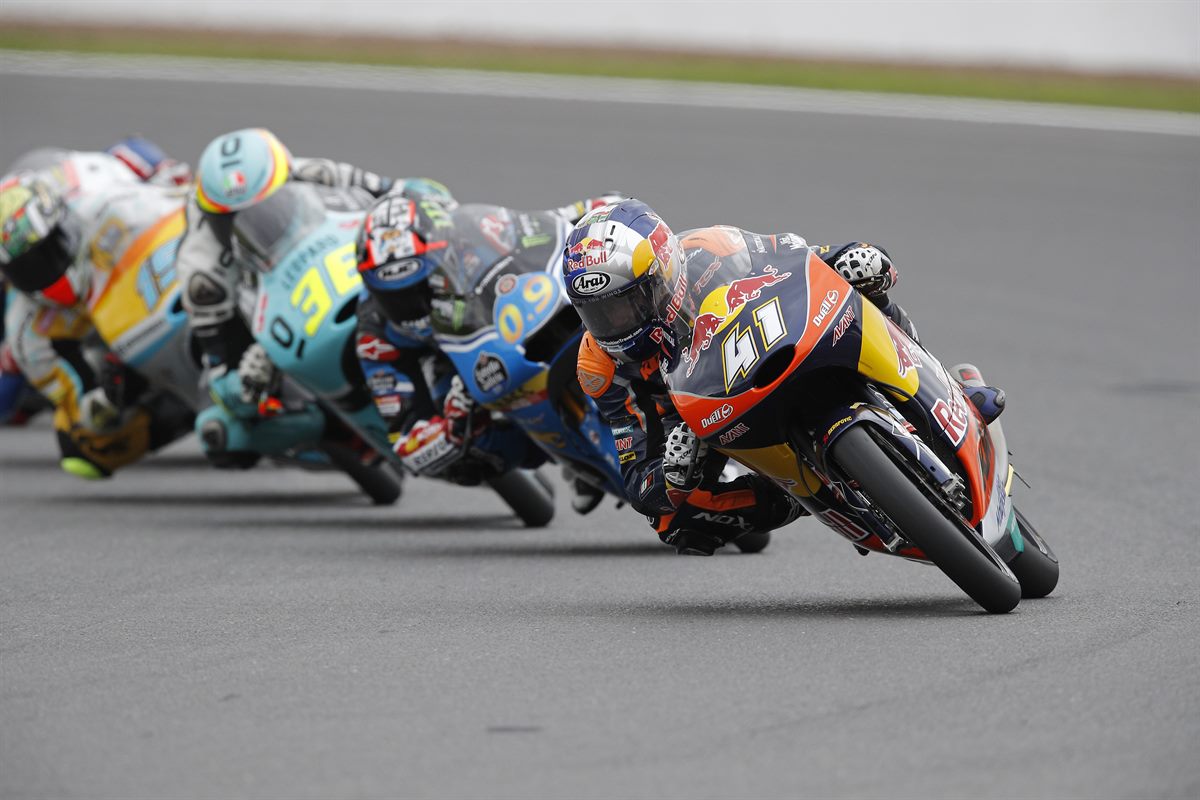 Brad Binder KTM RC250 GP Silverstone 2016