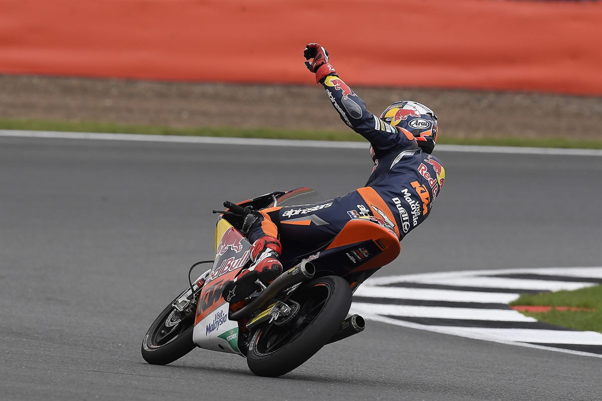 Bo Bendsneyder KTM RC250 GP Silverstone 2016