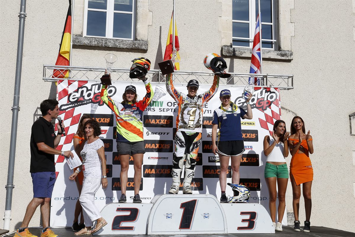 Laia Sanz Podium Day 2 Cahors 2016