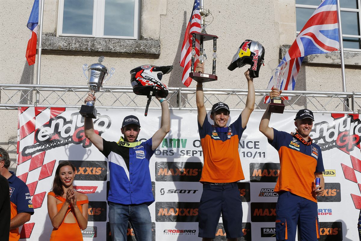 Taylor Robert & Nathan Watson Podium Day 2 Cahors 2016