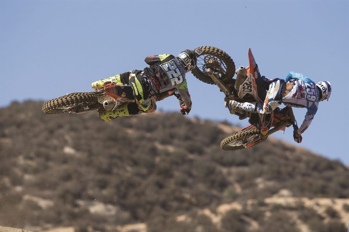 Tony Cairoli & Glenn Coldenhoff KTM 450 SX-F Glen Helen 2016 