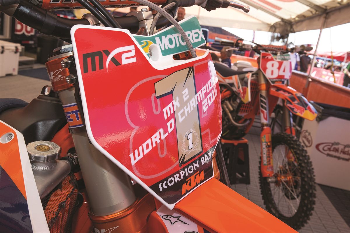 Jeffrey Herlings KTM 250 SX-F Paddock Glen Helen 2016