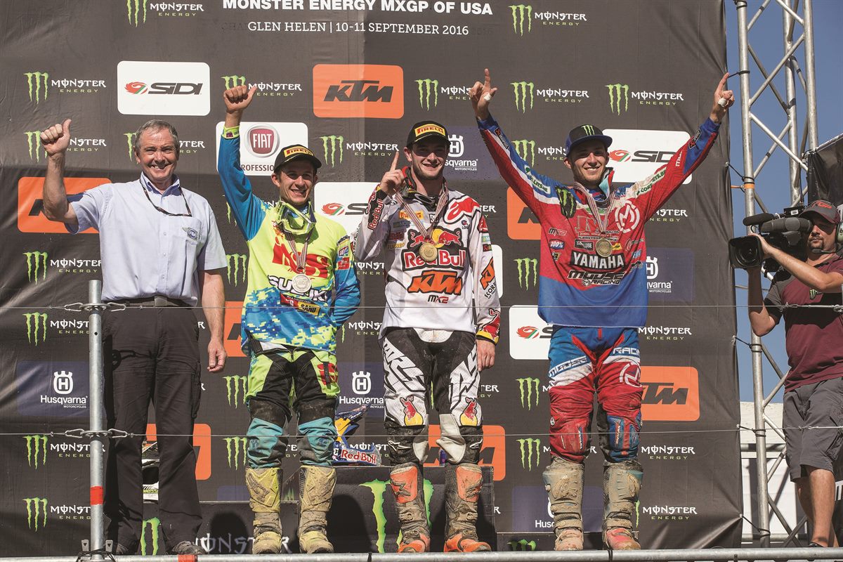 Jeffrey Herlings Podium Glen Helen 2016