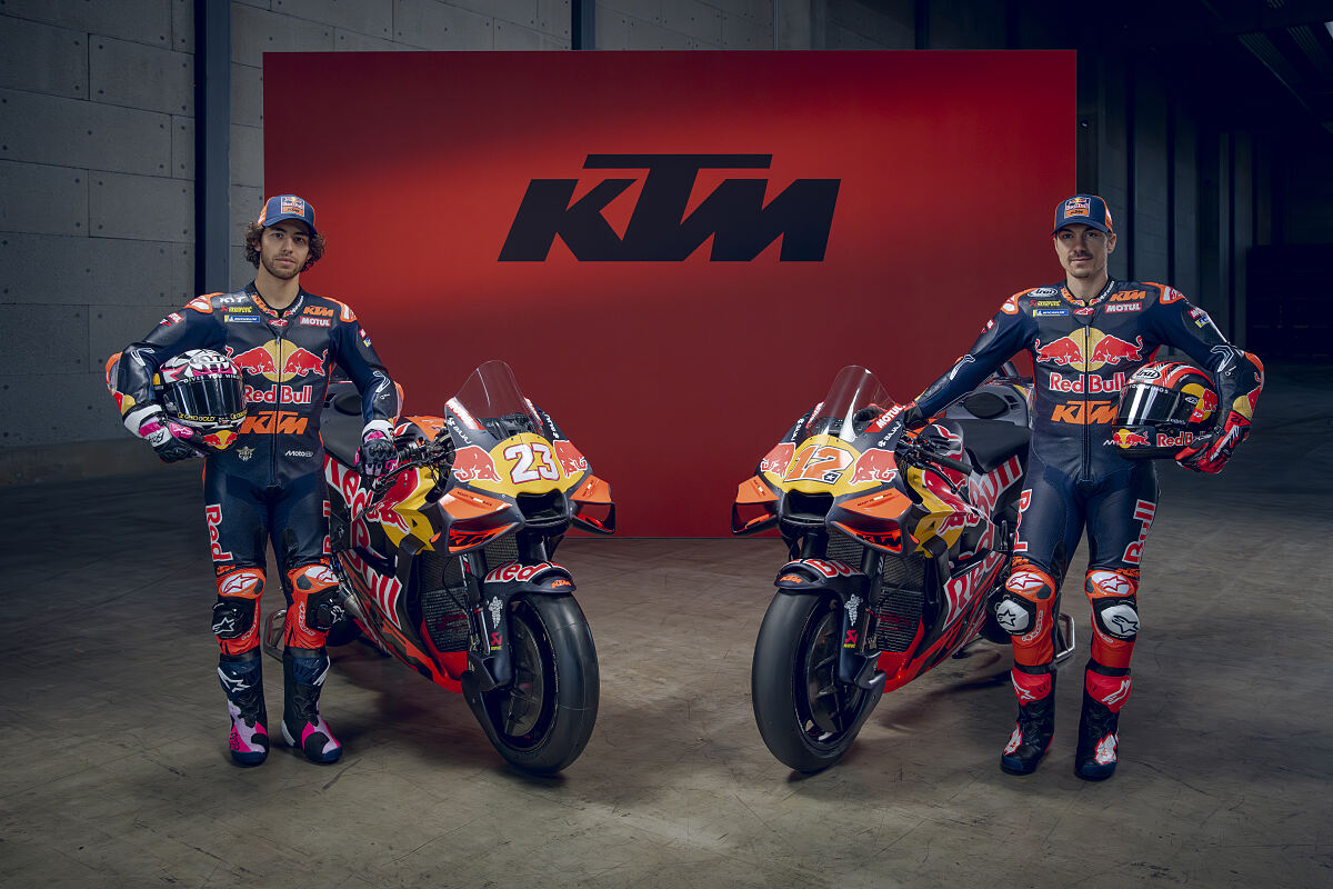 2026 MotoGP Red Bull KTM Team launch photoshoot images