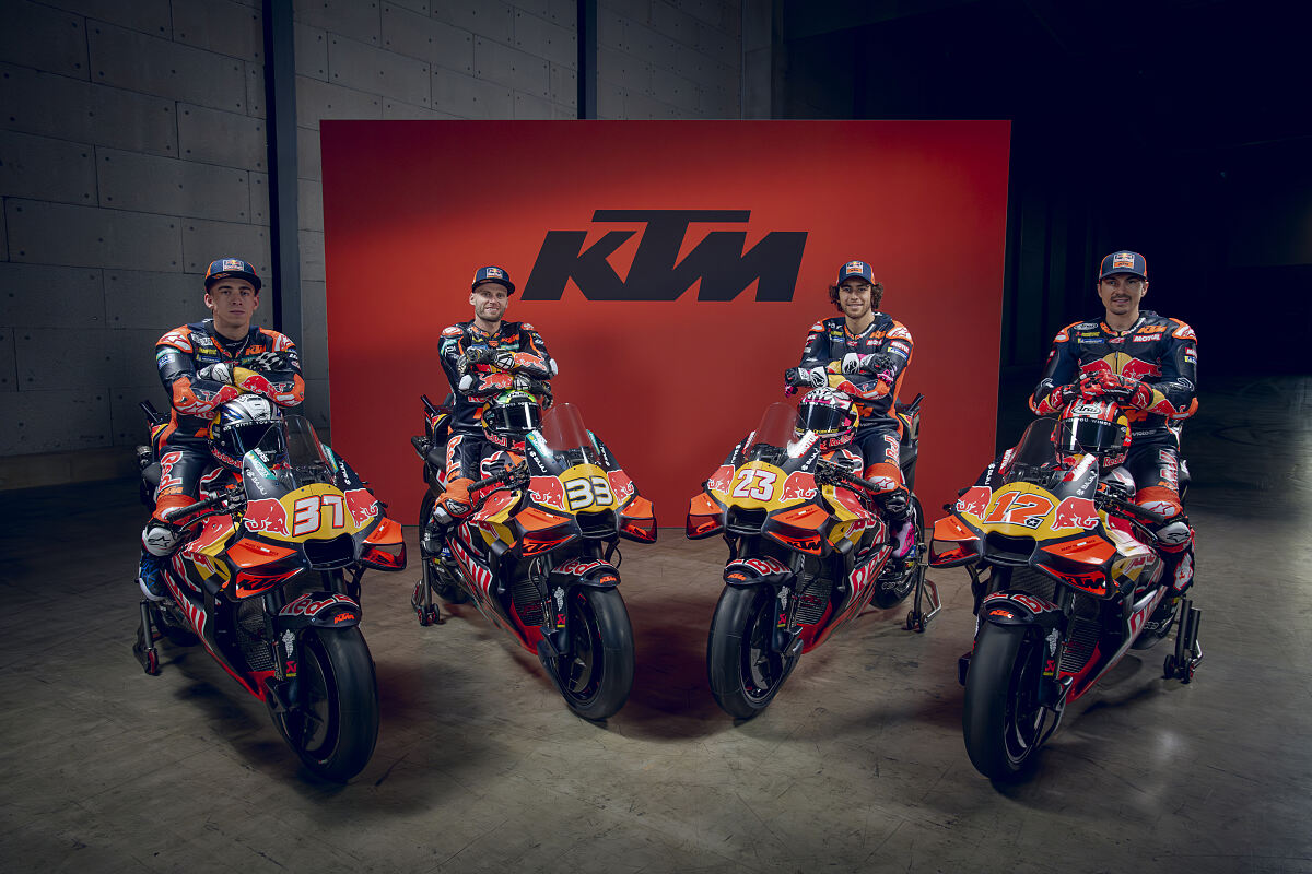 2026 MotoGP Red Bull KTM Team launch photoshoot images